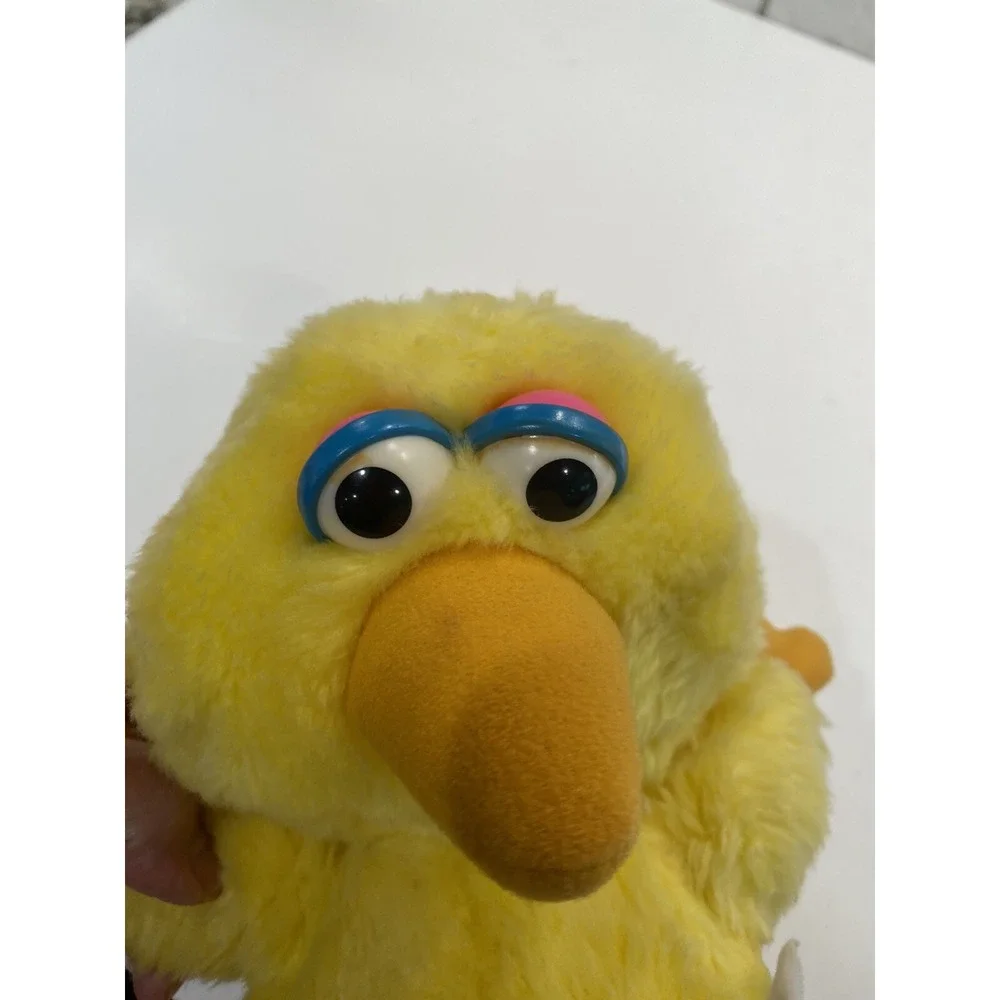 Vintage Hasbro Sesame Street Softie Baby Big Bird‎ W/ Luv Diaper Plush